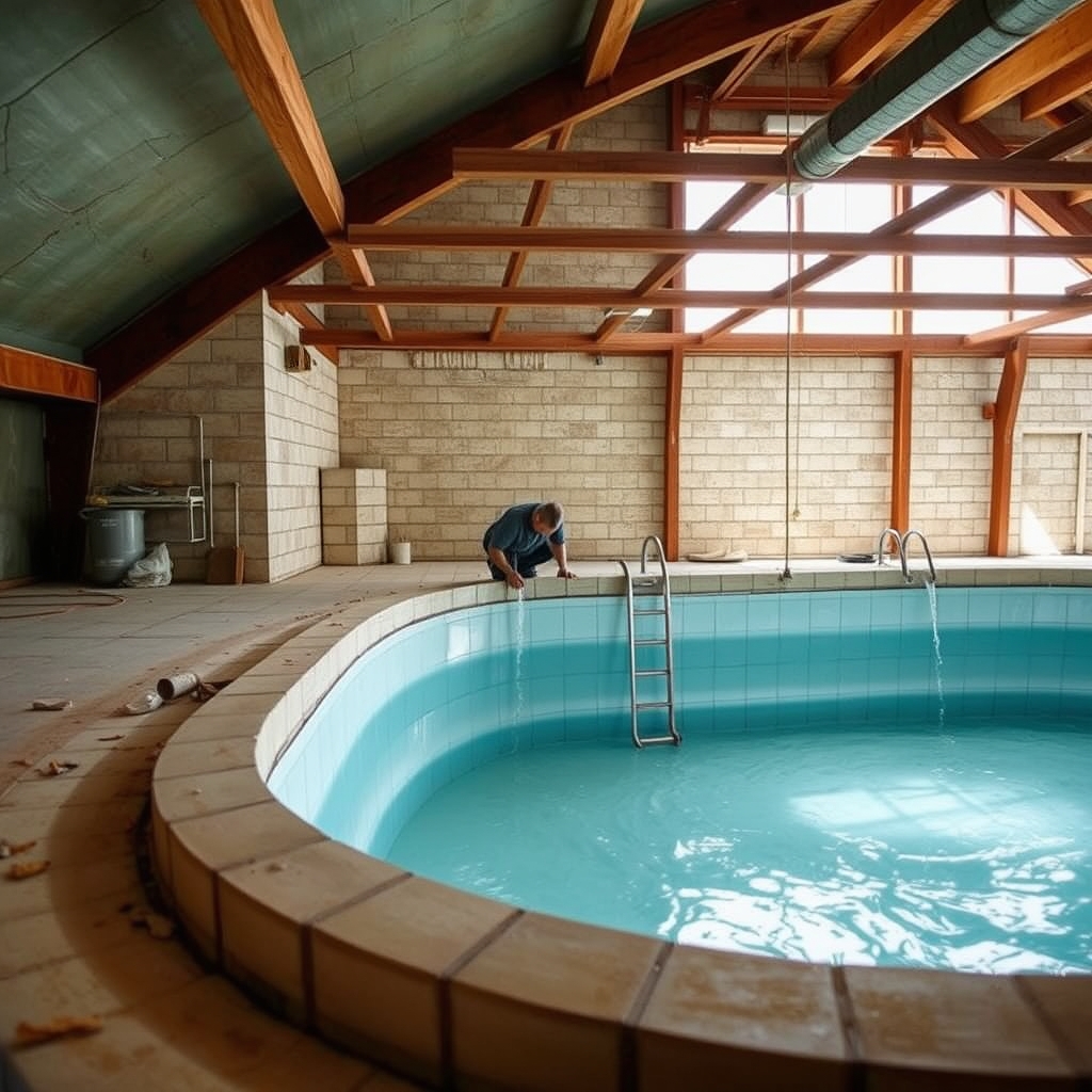 Piscine coque (illustration)